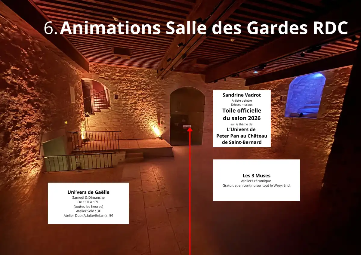 Animations salle des gardes